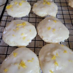Product image and link for  Lemon Glazed Cookies (2 dozen)