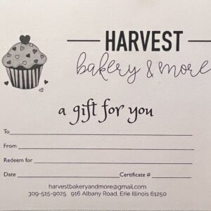Product image and link for  Harvest Bakery and More Gift Card