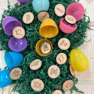 Product image and link for  Easter Egg Tokens 15 Round