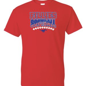 Product image and link for Fillies Softball Adult T-shirt