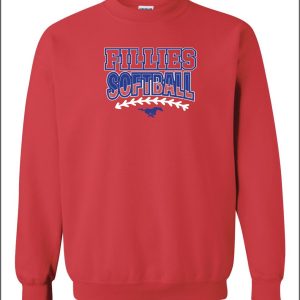 Product image and link for Fillies Softball Adult Crewneck