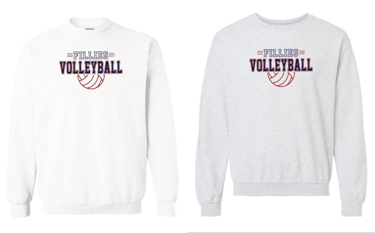 Product image and link for Fillies Highschool Volleyball Fan Shirts