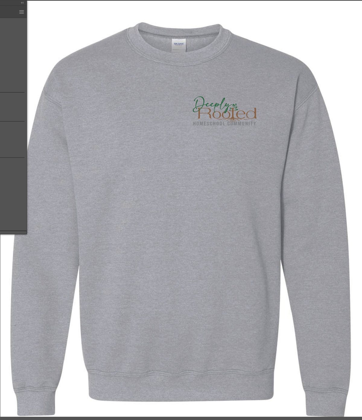 Product image and link for Deeply Rooted Crewneck